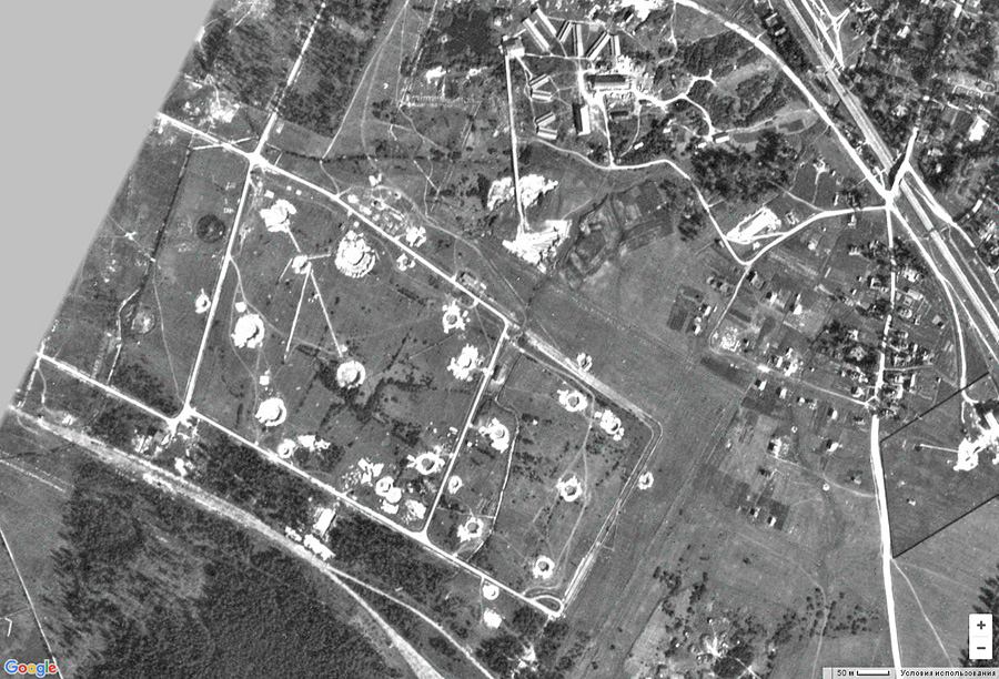 Мартышкино, аэроснимок 1939 года