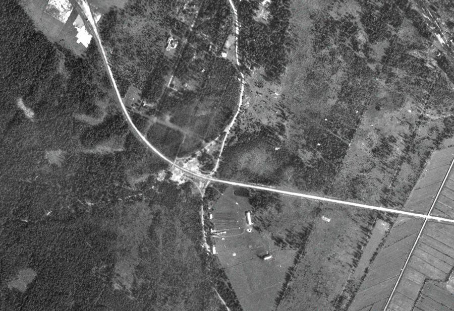 Мартышкино, немецкая аэрофотосъемка, август 1939