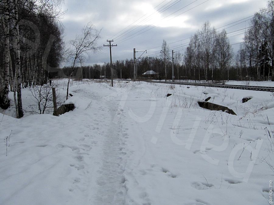 Мост ОРАНЭЛы возле платформы Университет