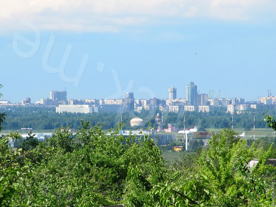 Пулковская обсерватория, вид на Санкт-Петербург